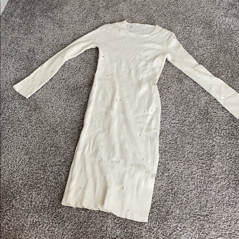 Distressed dress